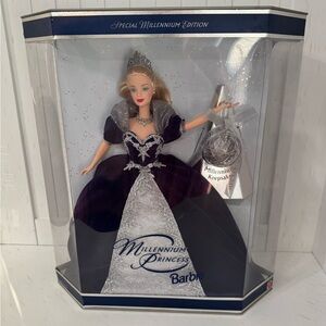 NIB, Millennium Princess Barbie, Y2K, Collectible, Nostalgia, Sparkle, Gift
